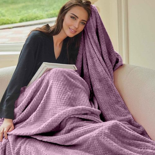 Birthday Gifts for Women - Self Care Gifts, Get Well Soon Gifts for Women, Unique Relaxing Spa Gifts Basket with Flannel Blanket, Tumbler, Socks, Soap & Candle, for Grandma Sister Mom, Wife, Her