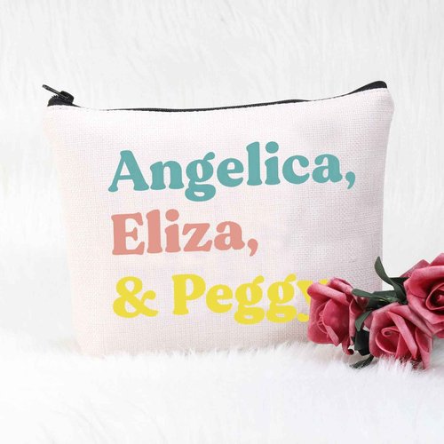 POFULL Musical Theater Lover Gift Musical Sisters Merchandise Theater Fans Gift Work Cosmetic Bag