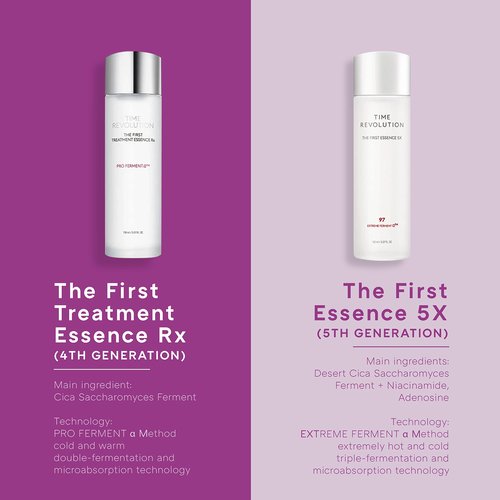 MISSHA Time Revolution The First Essence RX (4th Gen) 5.07 Fl oz/150ml, Korean Face Essence, Hydrating Facial Toner, Skin Smoothing & pH Balancing Toner for All Skin Types