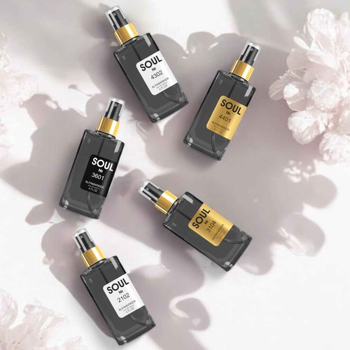 ALFAMARKER SOUL №3104 Central Molecule | Unisex Perfume for Women & Men | Long Lasting Eau de Parfum Spray 4.0 Fl Oz / 120 ml | Boutique-Inspired Oriental Women’s Fragrance