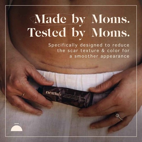 Nemah - Restorative Scar Treatment for C Section Recovery - C Section Scar Treatment for Postpartum - Reduces the Appearance of Scars from Acne - Vegan & Cruelty-Free - 1 oz.