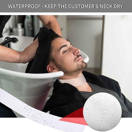 IOOROSE Pro 10 Rolls Neck Strips Hair Cutting Tool For Barber Shop Supplies Cutting Accessories Neck Paper