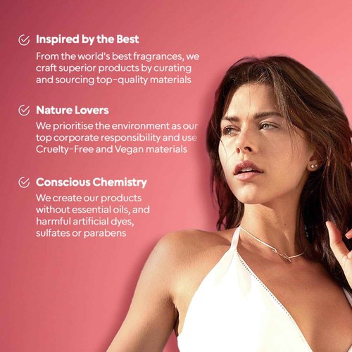 BELLAVITA Luxury Blush Perfume for Women 100ml | Notes of Red Fruits, Moss, Vanilla and Sandalwood | Long Lasting Perfume for Woman | Premium BlushMusky, Fruity and Woody Fragrance for Women