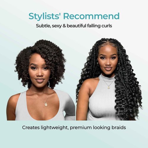 Lvnatu Body Wave Boho Human Hair for Bohemian Knotless Braids Braiding Bulk 2 Bundles No Weft 14 Inch 100g Jet Black - Easy to Install for Salon/Home/Beginners