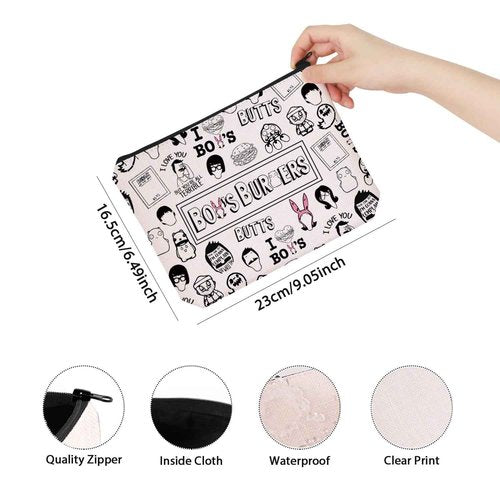 TSOTMO Cartoon TV Show Merchandise Gift Family Zipper Pouch Bag Cartoon Lover Style Gift(BUTTS bag)