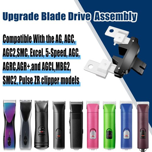 DODAER Upgrade Metal Blade Drive Assembly Lever Compatible with Andis AG & AGC pet Clipper (2 Pack)