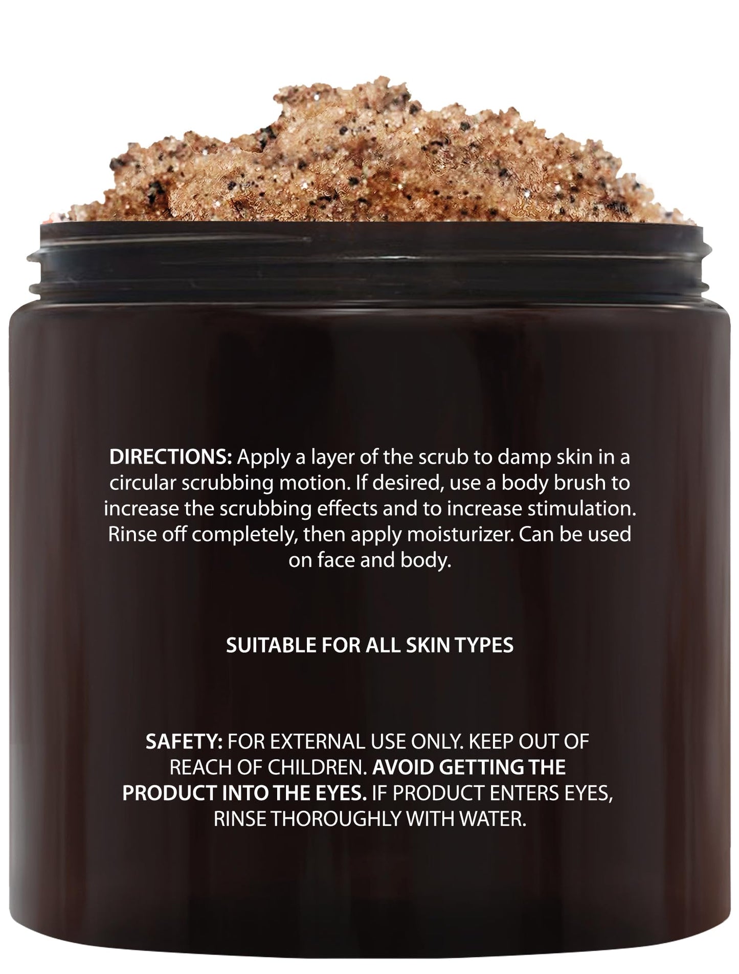 Brooklyn Botany Dead Sea Salt and Arabica Coffee Body Scrub 10 oz - Moisturizing and Exfoliating Body, Face, Hand, Foot Scrub - Fights Stretch Marks, Fine Lines, Wrinkles - Great Gifts for Women & Men