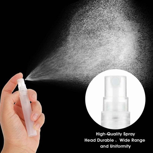 cobee Mini Portable Spray Bottles, Refillable Perfume Bottles Travel Size Small Sample Empty Bottle Containers Travel Outings Spray Boxes Dispensers for Perfume Makeup Remover(5 Packs, 8ml/0.27 oz)