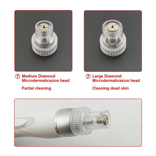 Face Care Beauty Machine Spare Parts Hydro Dermabrasion Aqua Peel Water Scrub Tips Caps 6 Plastic HydraDermabrasion 2 Diamond Microdermabrasion 1 Spray Replacement Acceossories