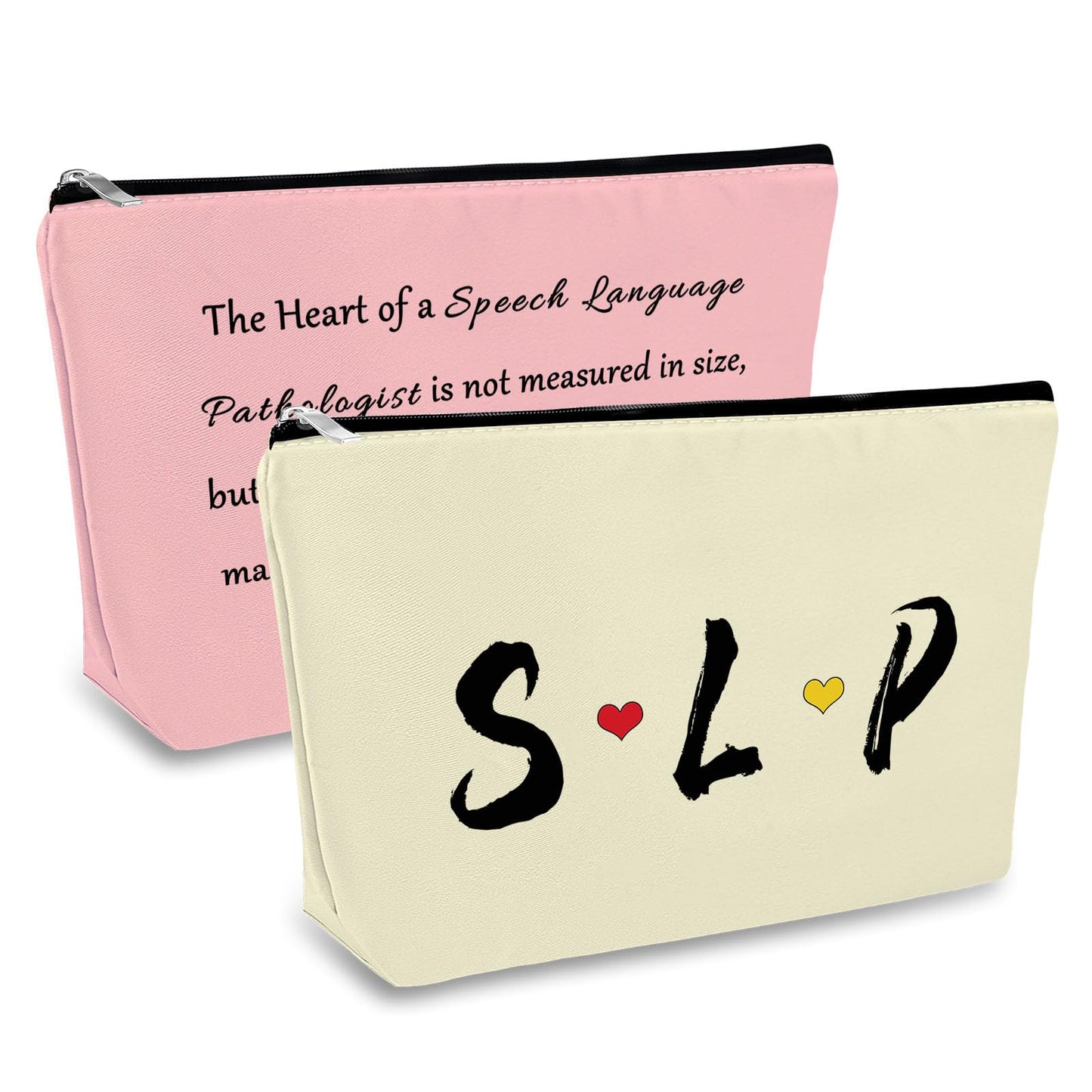 Speech Therapy Gifts Speech Therapist Gift for Women Makeup Bag Speech Language Pathologist Cosmetic Bag SLP Gifts Christmas Birthday Thanksgiving Gifts for SLP Speech Therapist Appreciation Gifts