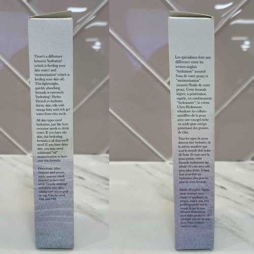 100% PURE Hydra Drench Cream, Daily Face Moisturizer with Hyaluronic Acid, Rose Water, Skin Care for All Skin Types, Natural Face Cream - 1.4 Fl Oz