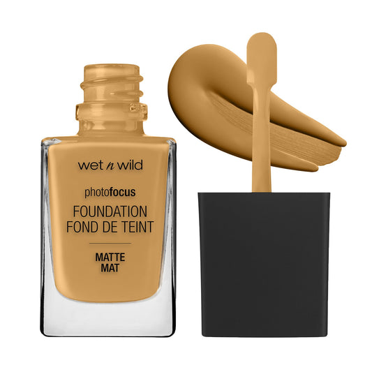 wet n wild Photo Focus Matte Liquid Foundation, Cocoa, Vegan & Cruelty-Free