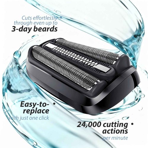 Series 5/6 53B Replacement Head Shaver Head Compatible with Series 5 Shaving Razor Head, Suitable for S5 5020cs 5018s 5035s 5049cs 5050cs 6020s 6040cs 6075cc 6072cc 6090cc.
