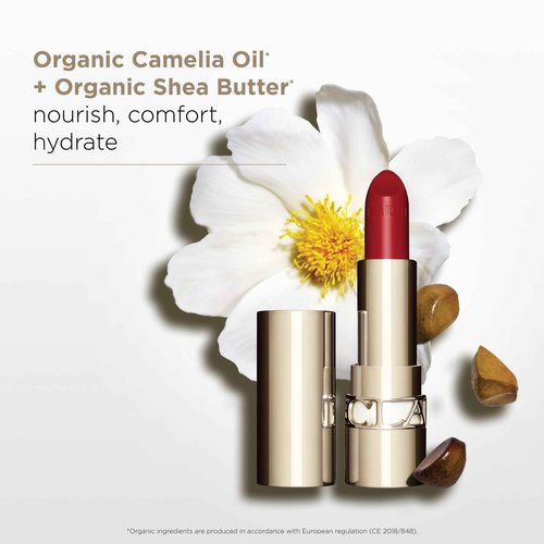 Clarins Joli Rouge Lipstick | Long Lasting, Satin Finish | Hydrating, Nourishing and Lightweight | All Skin Types | 0.1 Ounces