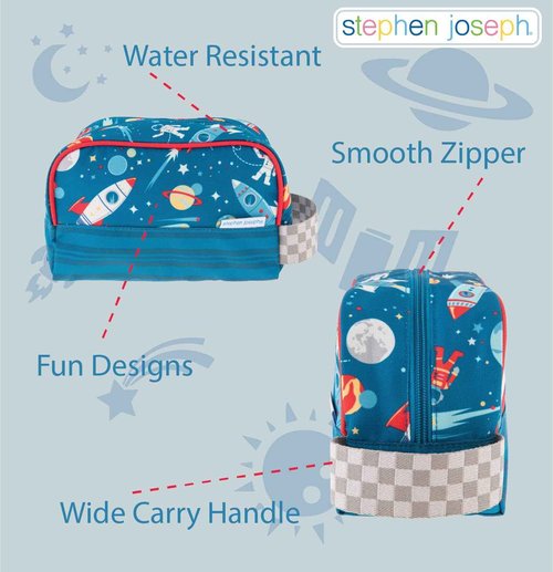 Stephen Joseph Kids' Toiletry Bag, Shark