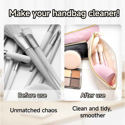 Aspamms 3PCS Small Makeup Bag for Purse, Mini Portable Cosmetic Bags for Women, Coin Purse Lipstick Cosmetic Accessories Leather Organizer, Small Travel Kit Storage Pouch