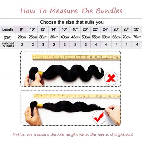 20 Inch 12A Grade Human Hair Bundles Body Wave Bundles 100% Unprocessed Brazilian Virgin Hair Bundles Double Machine Weft Brazilian Body Wave Bundles(1 Bundle)
