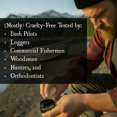 Bush Pilot Wagyu Beef Tallow Balm for Face, Body and Bush - Handmade in Alaska USA, Small Batch Moisturizer with Honey, Beeswax, Shea Butter - Non-Greasy, Fast Absorbing for Men & Women