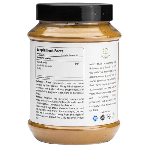 bixa BOTANICAL Haritaki Powder | Terminalia Chebula | 1 Pound / 16 OZ | Natural Bowel Cleansing | Ayurvedic Herbal Supplement | Gluten Free, Non-GMO, Steam Treated, Vegan, 100% Pure.