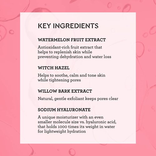 Bliss Glow & Hydrate Serum - Niacinamide + Hyaluronic Acid Serum + What a Melon Replenishing Watermelon Toner