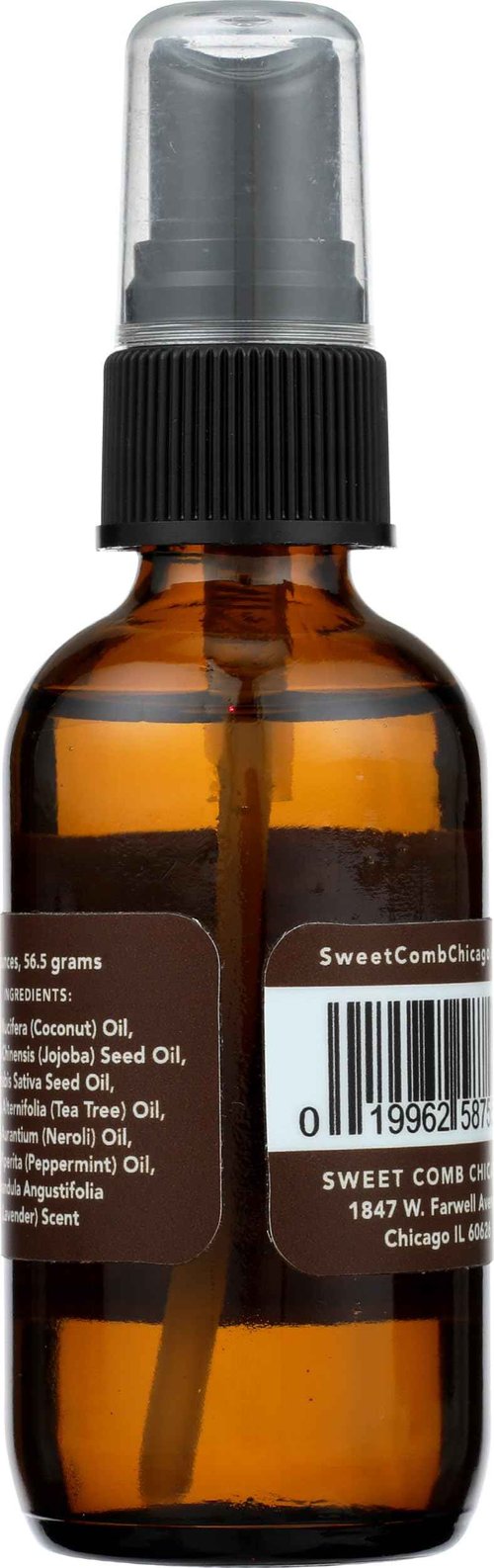 Sweet Comb Chicago Essential Beard Oil: Great for Moisturizing Men's Beards, Mustaches and Skin, Great Gift for the Bearded Man in Your Life, Birthday, Christmas