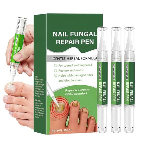 j 3-Pack Nail Fungus Repair Pen: 9ml Tea Tree Oil & Ginger Extract Toenail Treatment Serum