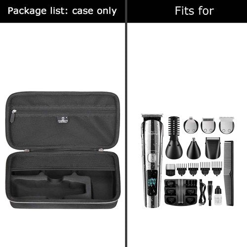 Tourmate Hard Storage Case for Brightup Beard Trimmer for Men, Hair Clippers, Electric Razor Shavers Storage Holder (Case Only)
