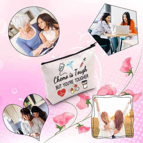 Chemo Care Package - Chemotherapy Makeup Bag (Tough)