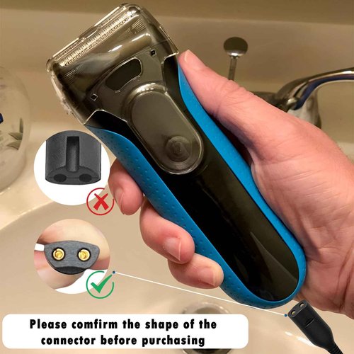 Liopif 12V Charger for Braun Series s3 s5 s6 s7 s8 s9 Shaver, Charger Cord Wall Power Adaptor Replacement Compatible with Braun Beard Trimmer Electric Razor 5544 Z20 5513 310s 3040s