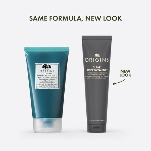 Origins Clear Improvement Detoxifying Cleanser to Clear Pores | Visibly Minimizes Pores | With Bamboo Charcoal & Salicylic Acid, 5 Fl Oz