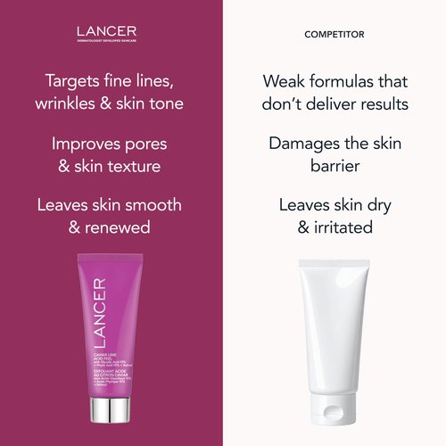 Lancer Skincare Caviar Lime Acid Peel On the Go, Retinol Facial Chemical Peel with Brightening Glycolic Acid, Travel Size, 0.5 Fluid Ounces