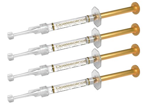 Opalescence 45% Syringes Teeth Whitening Gel - with PF - (4 Syringes) Refill Kit Carbamide Peroxide. Made by Ultradent, in Mint Flavor. Tooth Whitening 5359-2