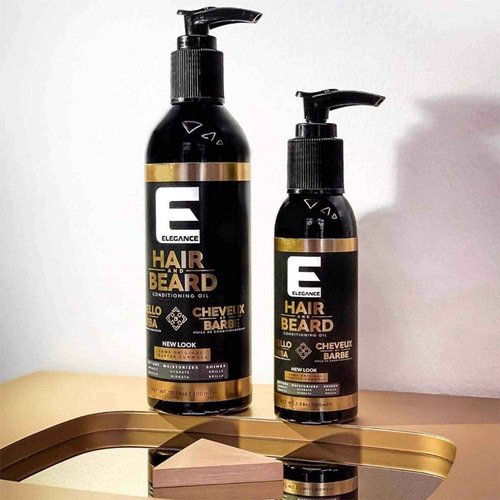 Elegance Hair & Beard Conditioning Oil, 10.1 Oz, Enriched with Aloe Vera, Hair Oil that Promotes Healthy Hair and Beard Growth, Reduces Itching