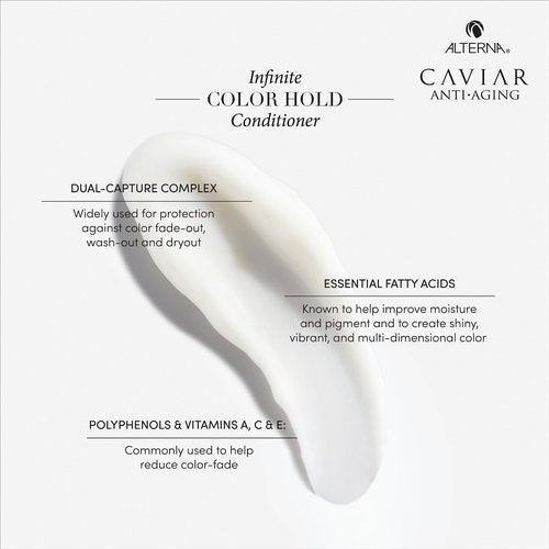 Alterna Caviar Anti-Aging Infinite Color Hold Conditioner | For Color Treated Hair | Minimizes Color Fade | Sulfate Free, 8.5 Fl. Oz.