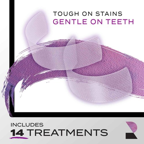 Rembrandt Teeth Whitening Strips, Gentle White, Sensitive Teeth Whitening, Gently Remove Tough Stains, Enamel-Safe, 28 Whitening Strips (14 Treatments)