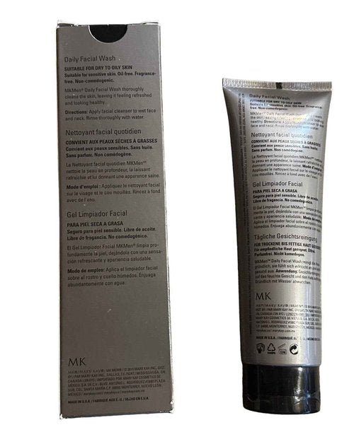 Mary Kay MK Men Daily Facial Wash Cleanser 3.3 fl. oz. / 95 ml