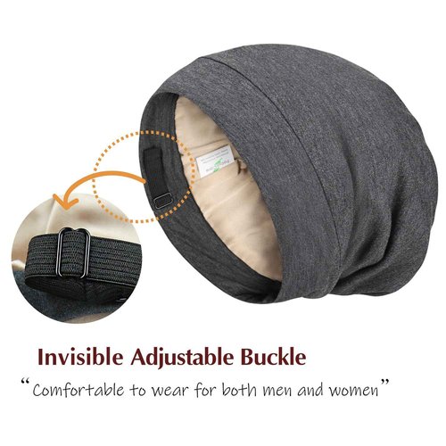 FocusCare Slaps 100% Silk Satin Lined Cap for Women Dreads Natural Hair