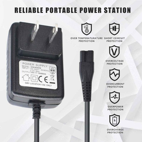 4.5V Charger for BaByliss PRO Trimmer FX870 FX788 FX787 FXSSM FX820 FX726 FX825,Replacement Power Cord Compatible with BaBylissPRO Clipper Charging Cord