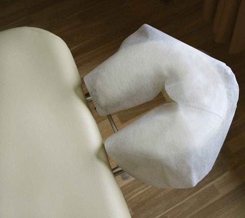 ZMDREAM Pack of 170 Disposable Fitted Massage Table Sheets and Flat Face Cradle Cover White