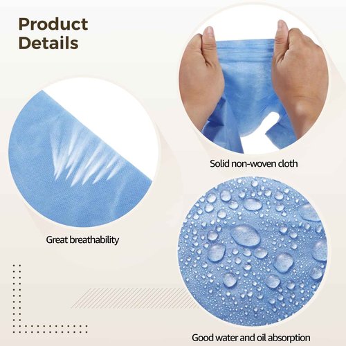 100 PCS Disposable Bed Sheets for Massage Table, 31" x 71" in Non-Woven Massage Table Cover, Disposable Bed Sheets for Spa Beds, Estheticians, Hotels, and Beauty Salons（Blue）