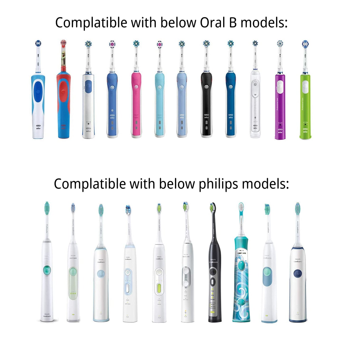 JHFGJGH 1 Pcs Travel Toothbrush Cover Toothbrush Case Compatible with Oral B & Philips Electric Toothbrush Travel Case (White)