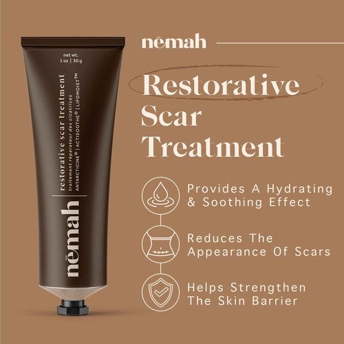 Nemah - Restorative Scar Treatment for C Section Recovery - C Section Scar Treatment for Postpartum - Reduces the Appearance of Scars from Acne - Vegan & Cruelty-Free - 1 oz.