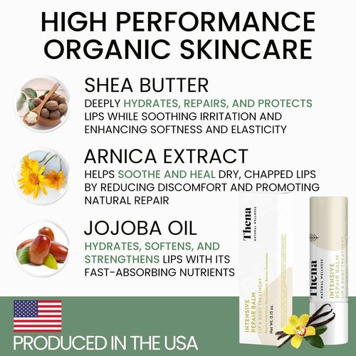 Thena Intense Hemorrhoid Treatment and Organic Lip Treatment Balm