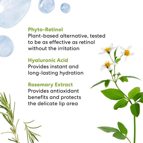 bareMinerals Ageless Phyto-Retinol Lip Treatment with Plant-Based Retinol Alternative + Hyaluronic Acid, Ultra-Hydrating Lip Balm, Vegan