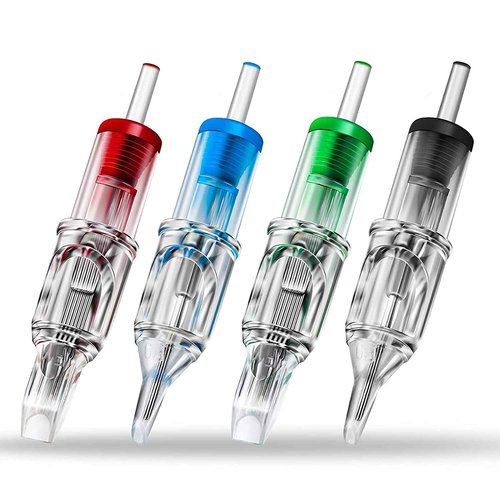 Tattoo Cartridge Needles - Autdor 100Pcs Mixed Tattoo Needles Cartridge Round Liner Shader Flat Magnum 3RL 5RL 7RL 9RL 3RS 5RS 7RS 9RS 5M1 7M1 for Tattoo Supplies Tattoo Kit Tattoo Machine