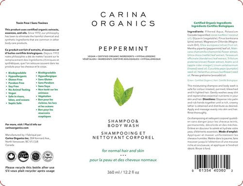Carina Organics Peppermint Cooling Scalp Stimulating Conditioner