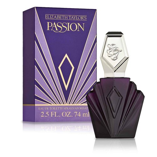 Elizabeth Taylor Women's Perfume, Passion, Eau De Toilette EDT Spray, 2.5 Fl Oz & Body Powder for Women, Passion, 2.6 Oz