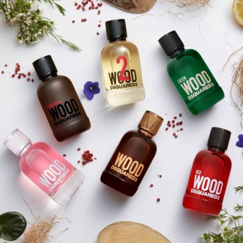 Dsquared2 Wood 2 For Unisex Eau de Toilette Spray, 3.4 Ounce