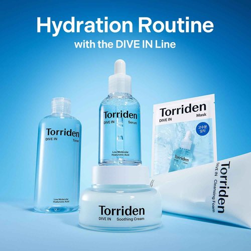 Torriden DIVE IN Hyaluronic Acid Soothing Cream 100ml (3.38 fl. oz) | Revitalizing Facial Moisturizer for Sensitive and Dry Skin | Hyaluronic Acid, Panthenol, Allantoin