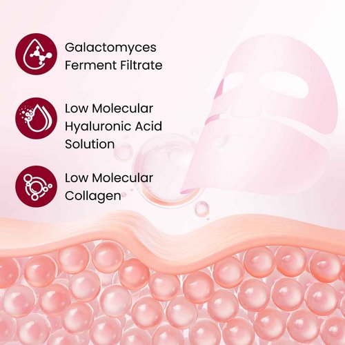 baioribe Qu𝖆𝖘𝖎Bio-Collagen Face Mask Overnight, Hydrating Korean Sheet Mask, Collagen Glow Up Firm Skin Deep Hydrating Masks for Pore Minimization - Glow like Glass Skin (2 Box (8 Pcs))
